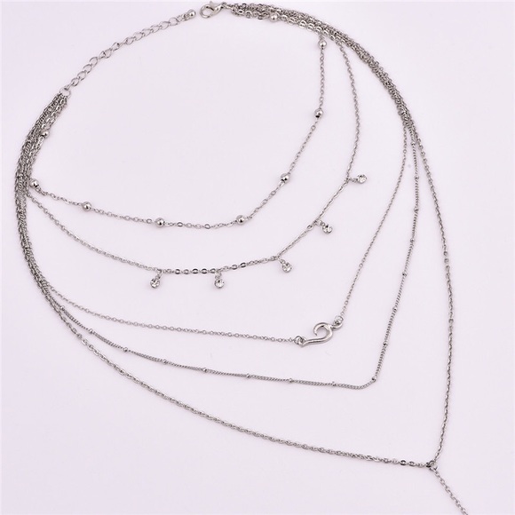 4 for $25 multilayer choker sun wave necklace - Picture 5 of 5